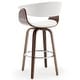 preview thumbnail 79 of 186, 26"/29" Faux Leather Swivel Bar Stools, Wood Counter Stool
