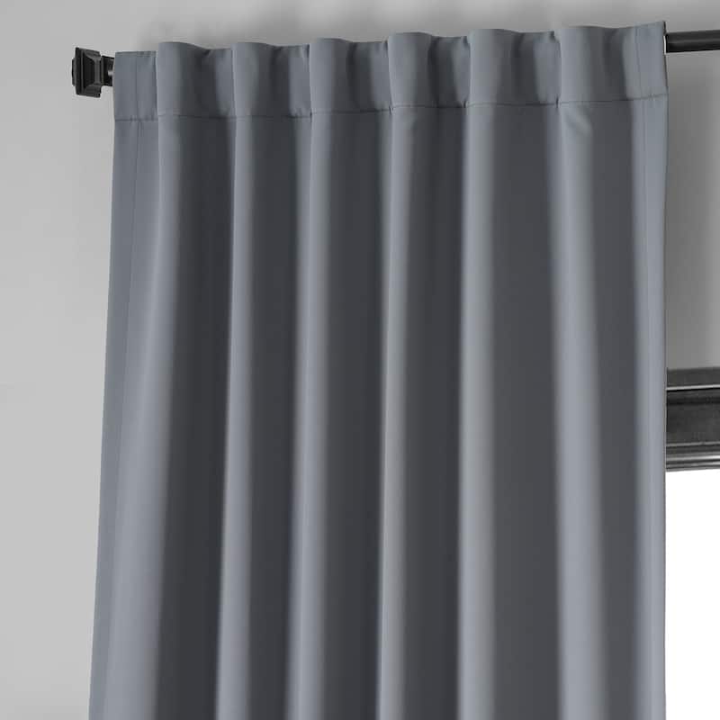 Exclusive Fabrics Performance Woven Blackout Curtain Pair (2 Panels)