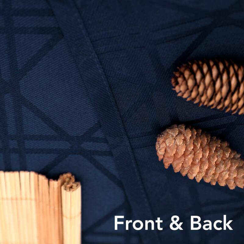 Geometric Jacquard Tablecloth Wrinkle Water Resistant Spill-Proof