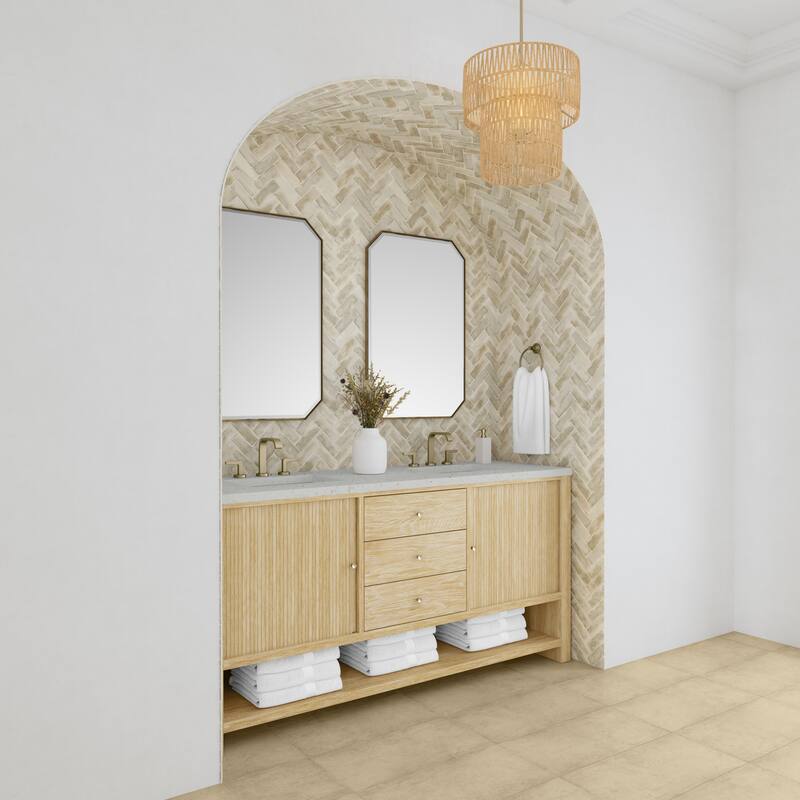 James Martin Vanities D404-V72-3LDL Marigot 72" Double Basin Wood