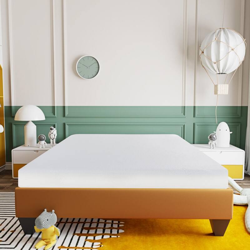 Doze 6 in. Firm Gel Memory Foam Bed in a Box Mattress with Aloe Vera Cover - White - Full