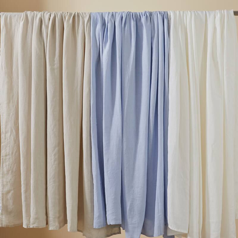 Belgian Linen Collection Sheet Set (3 Color - Blue/ Natural/ White)