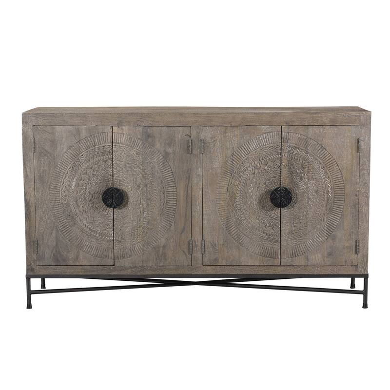 Ashford Carved Wood Sideboard