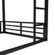 preview thumbnail 9 of 14, Metal Black Bunk Bed for Teens and Adults