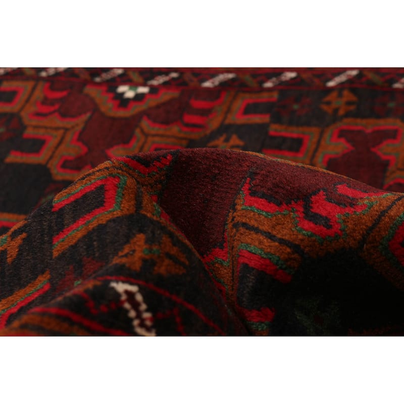 Teimani Red Rug 3'7" x 6'0" - 3'7 x 6'0