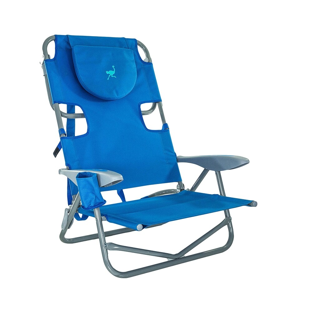 Ostrich On Your Back Outdoor Lounge 5 Position Reclining Beach Chair 2 Pack 9.6 Bed Bath Beyond 35999957