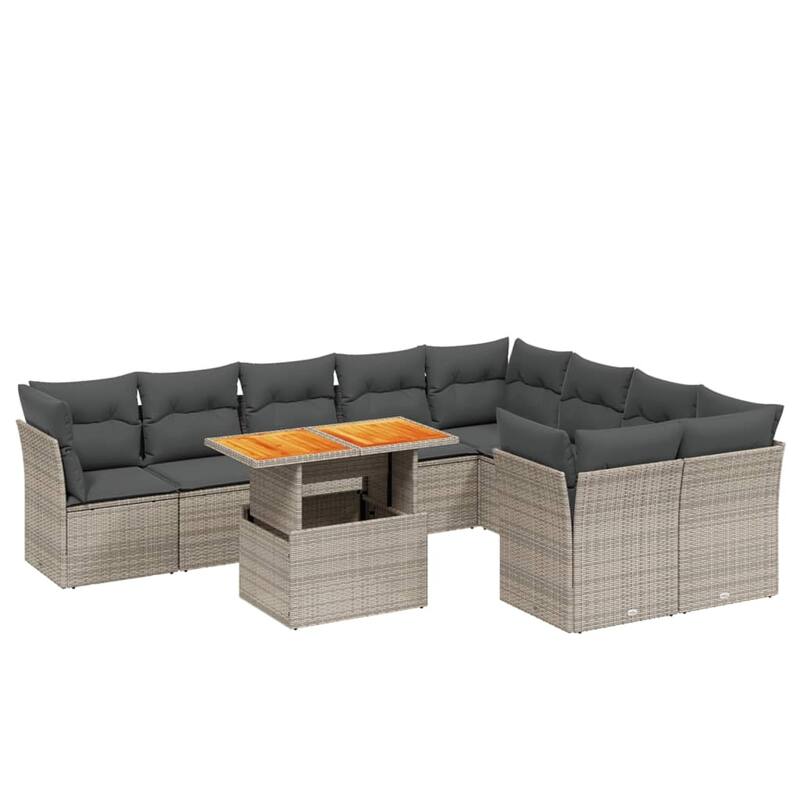 vidaXL Garden Sofa Set - 21.7 x 39.4 x 28.7