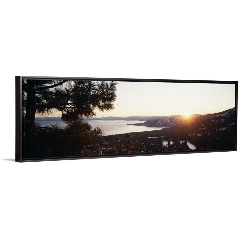 Shop Sunrise Over A Mountain Lake Tahoe Californian Sierra