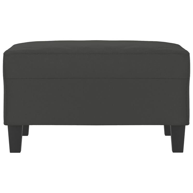 vidaXL Footstool Footrest Ottoman for Living Room Bedroom Microfiber Fabric