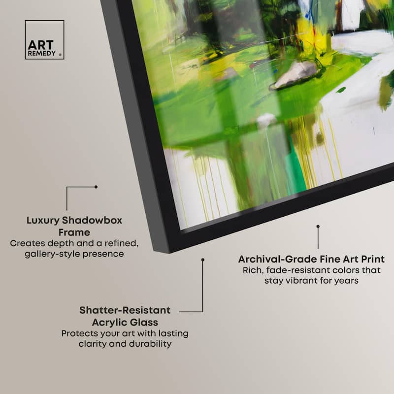 Swiss Fields Shadowbox by Art Remedy
