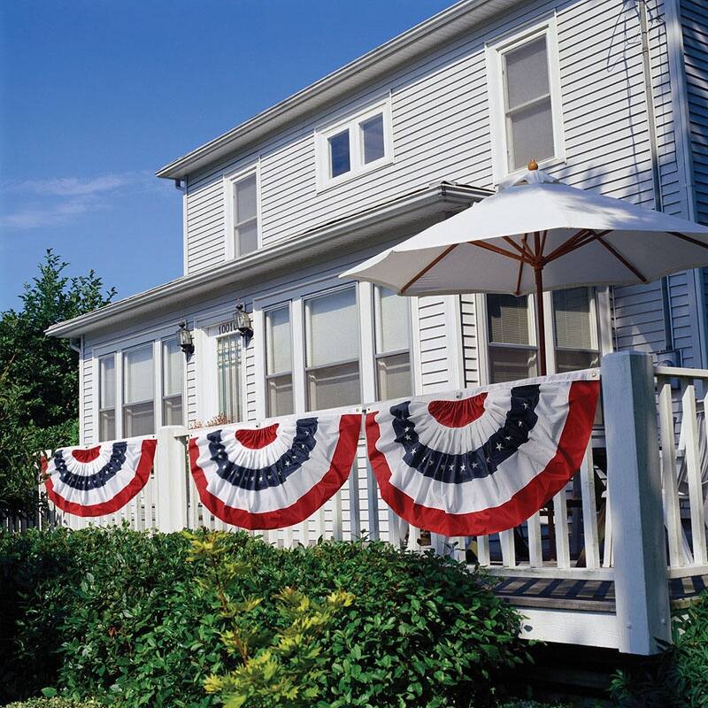 58 in. x 27 in. Patriotic Bunting