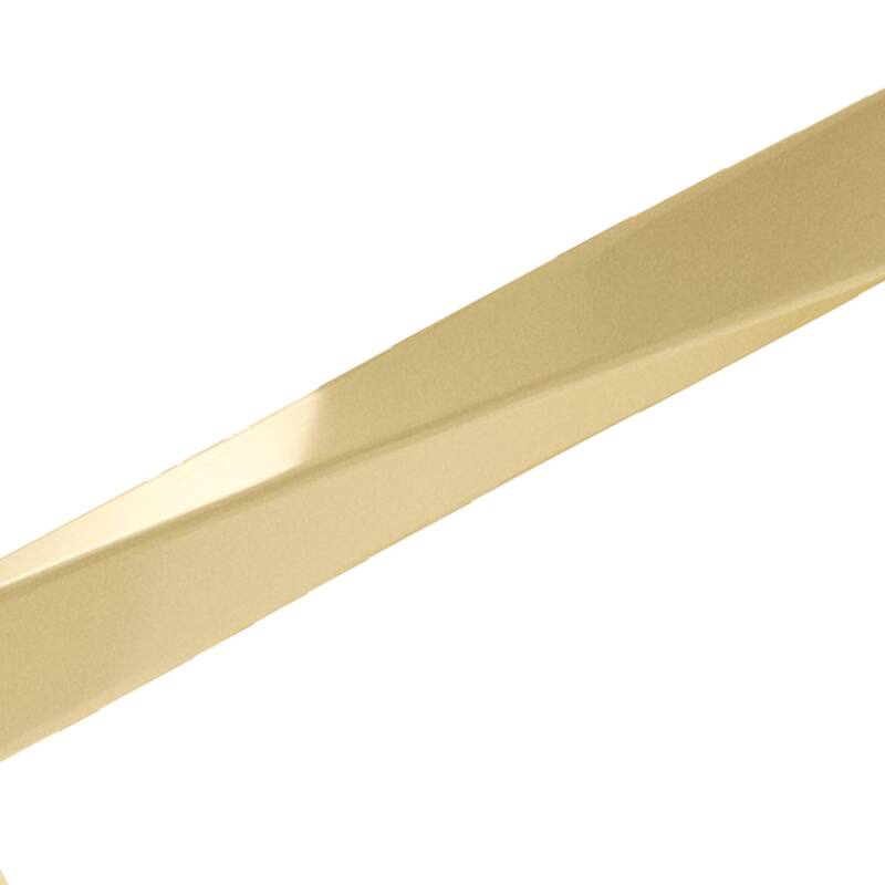 Hapny Home TW547 Twist 12" Center to Center Solid Metal Twisted Square