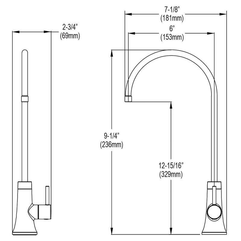 Elkay Avado Single Lever Filtered Beverage Faucet with Filter