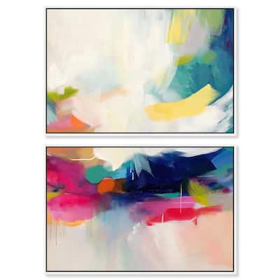 Riot of Color III Canvas Set of 2 by Art Remedy