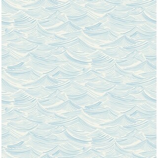 Seabrook Designs Day Dreamers Calm Seas Unpasted Wallpaper