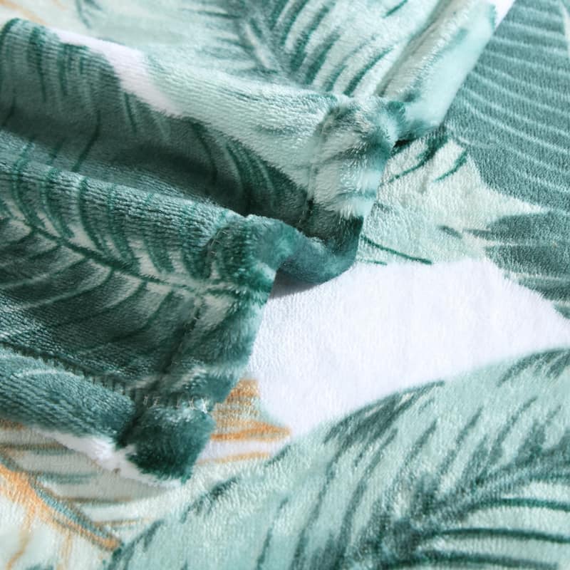 Tommy Bahama Printed Ultra Soft Plush Reversible Blanket