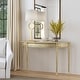 preview thumbnail 2 of 5, Chester 54 in. W Demilune Wood Traditional Console Table