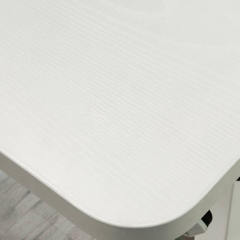 Engineered Wood Contemporary Sit/Stand Desk with Four Preset Heights