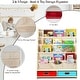 preview thumbnail 1 of 23, Costway Kids Book Rack Toys Organizer with 4 Sling Bookshelf & 2 Boxes