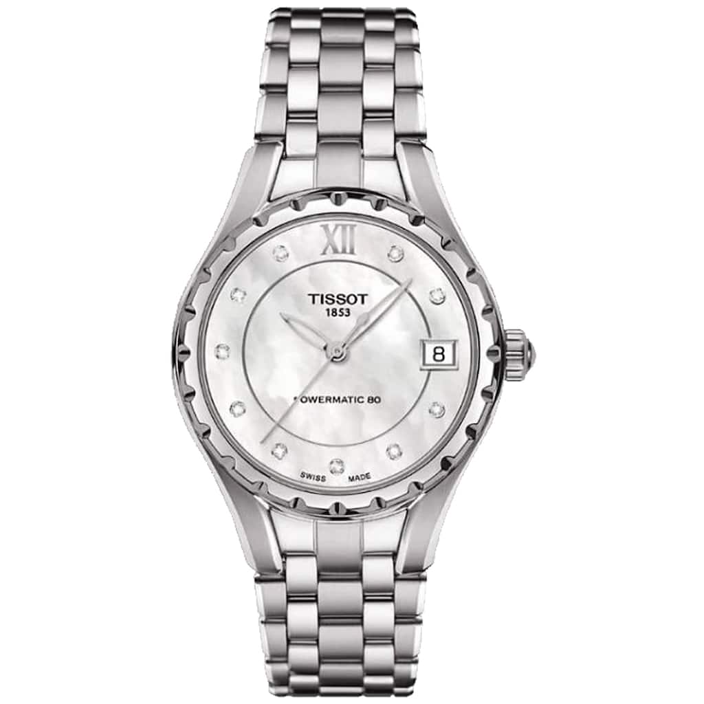 Tissot Women's T-Lady Powermatic 80 Mother of Pearl Dial Watch - T0722071111600 - Mother of Pearl - 6 (36)