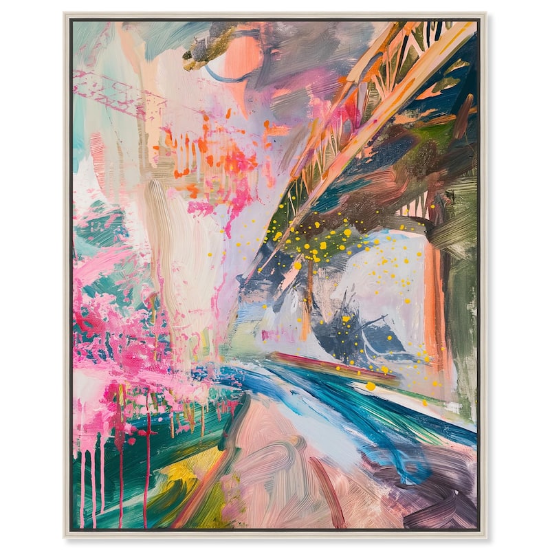 Serenade of Light Canvas by Art Remedy - 36" x 45" - Silver