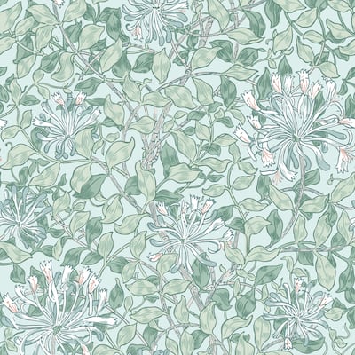William Morris Honeysuckle Breeze Wallpaper