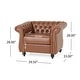 preview thumbnail 5 of 9, Silverdale Traditional Chesterfield 4 Piece Living Room Set by Christopher Knight Home