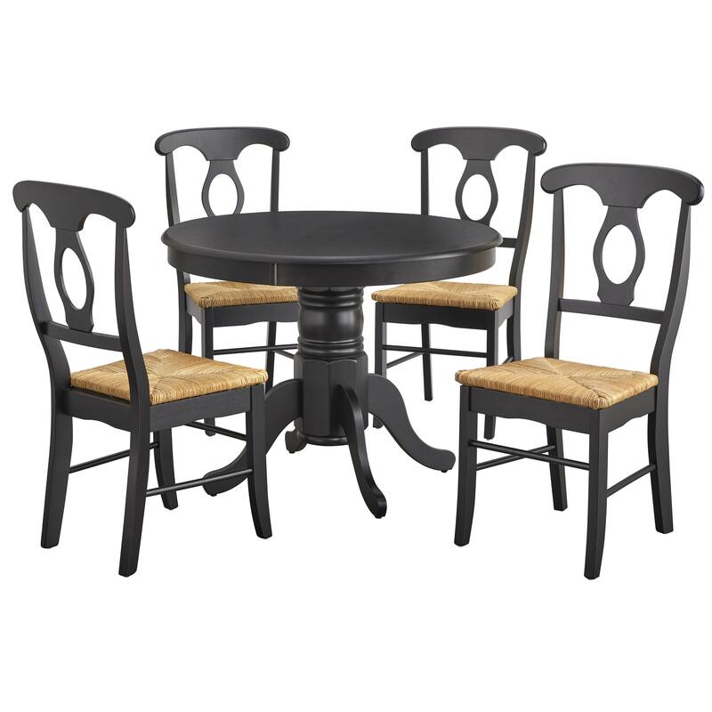 Simple Living Thorton Solid Wood Farmhouse Dining Set