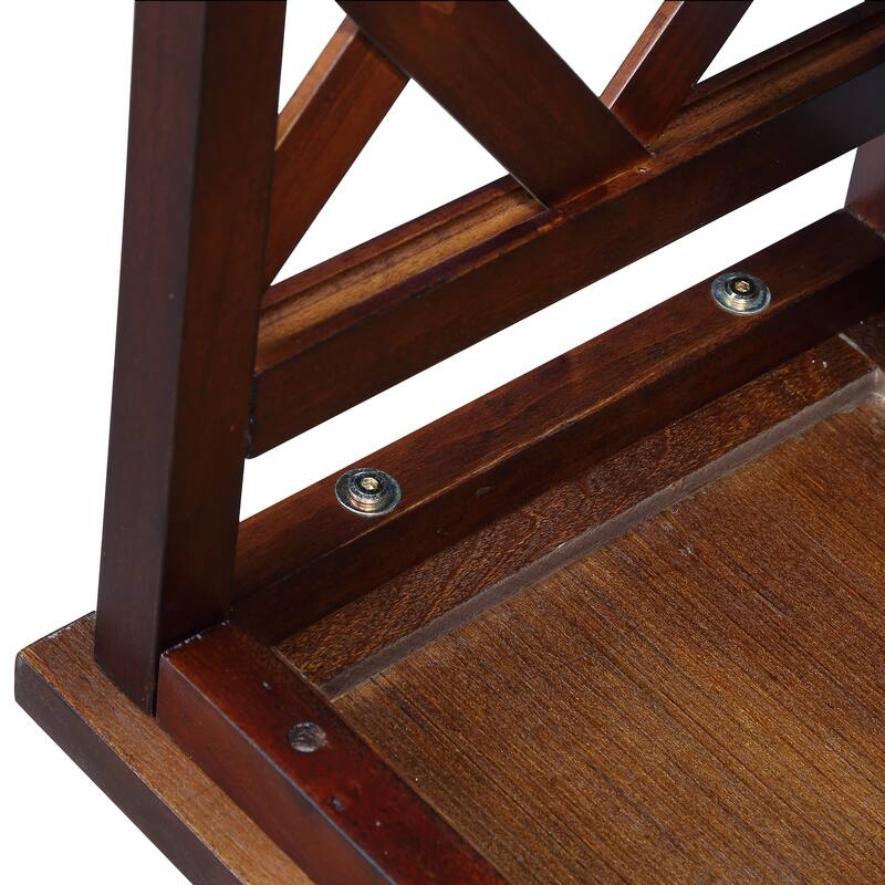 3-Tier Console Sofa Table Hallway Tables with Open Storage Shelf, Bookshelf, Living Room Narrow Accent Entryway Table