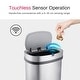preview thumbnail 11 of 12, Innovaze 18 Gallon Stainless Steel Motion Sensor Trash Can for Kitchen