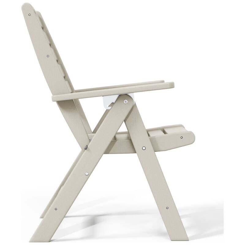 Coastline Patio Folding Highback Dining Chair Set of 2