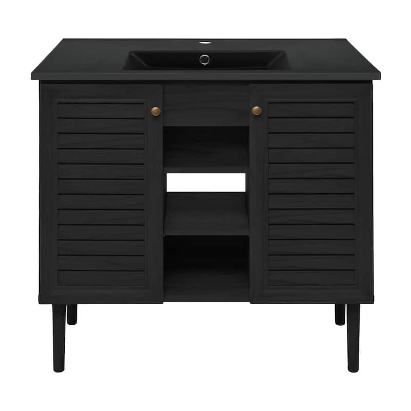 Swiss Madison SM-BV6202 Bron 37" Free Standing Single Basin Vanity Set