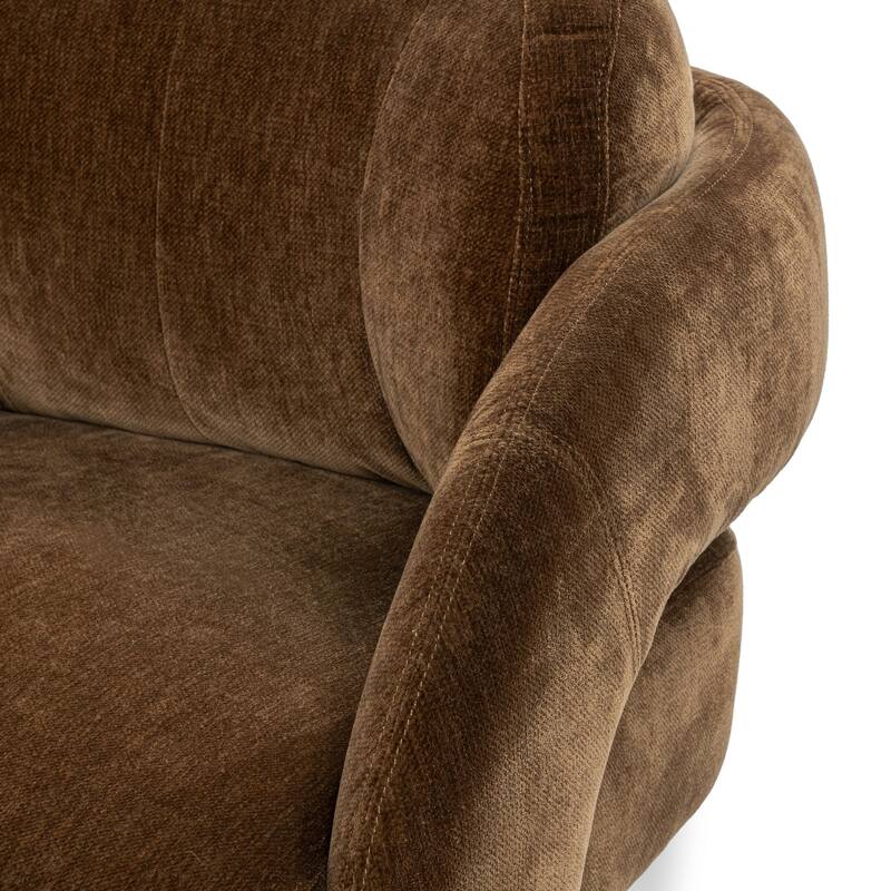 Classic Home Salino Upholstered Fabric Lounge Accent Chair