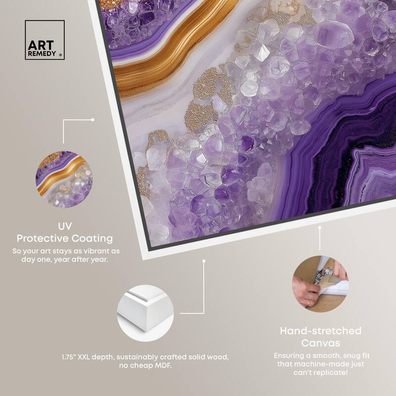 Gemstone Labyrinth II Canvas by Art Remedy