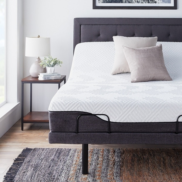 10-inch Hybrid Mattress and L300 Adjustable Bed Set by LUCID Comfort Collection. Opens flyout.