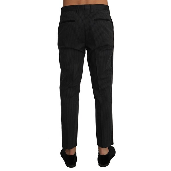 black cotton trousers mens