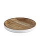 preview thumbnail 2 of 3, Mango Wood Round Platters Set Of 2