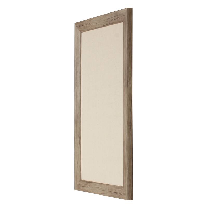 DesignOvation Beatrice Framed Linen Fabric Pinboard