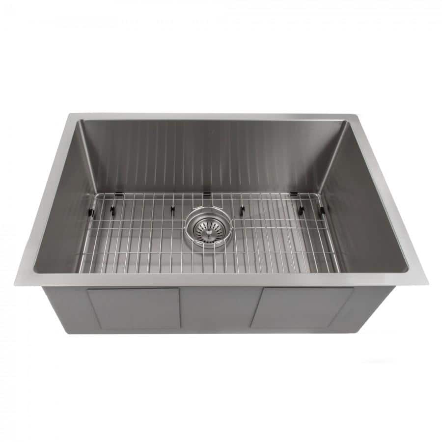 ZLINE Undermount Single Bowl Sink in Stainless Steel with Bottom Grid