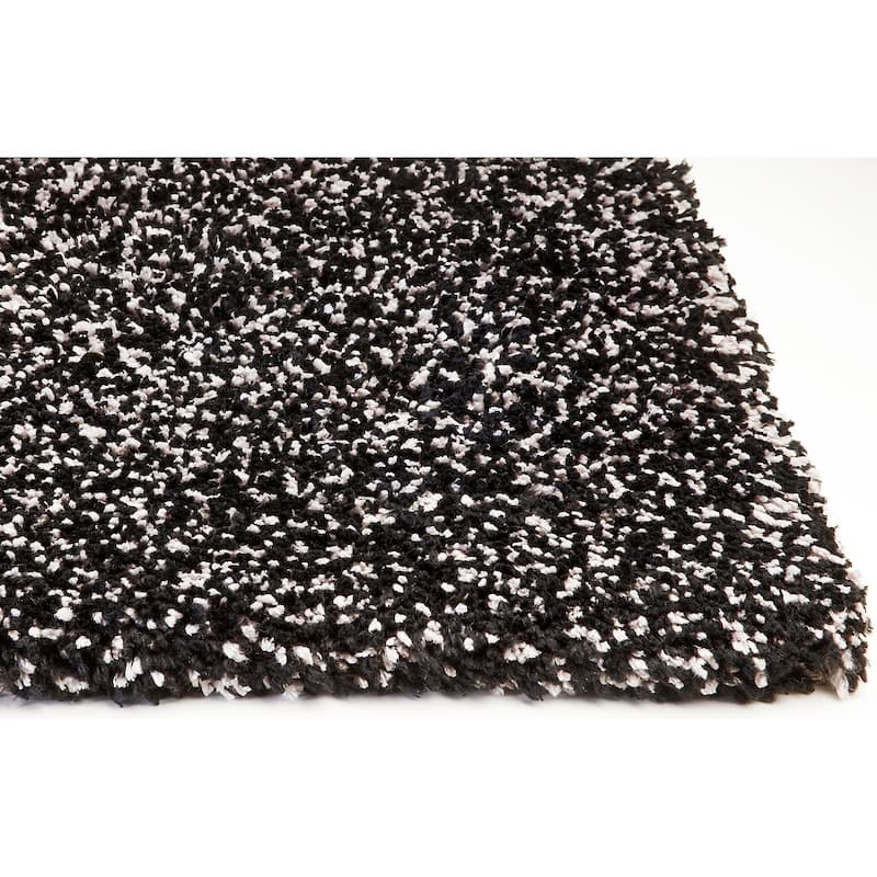 Domani Euphoria Cozy Black & White Heather Rug