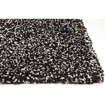 Domani Euphoria Cozy Black & White Heather Rug
