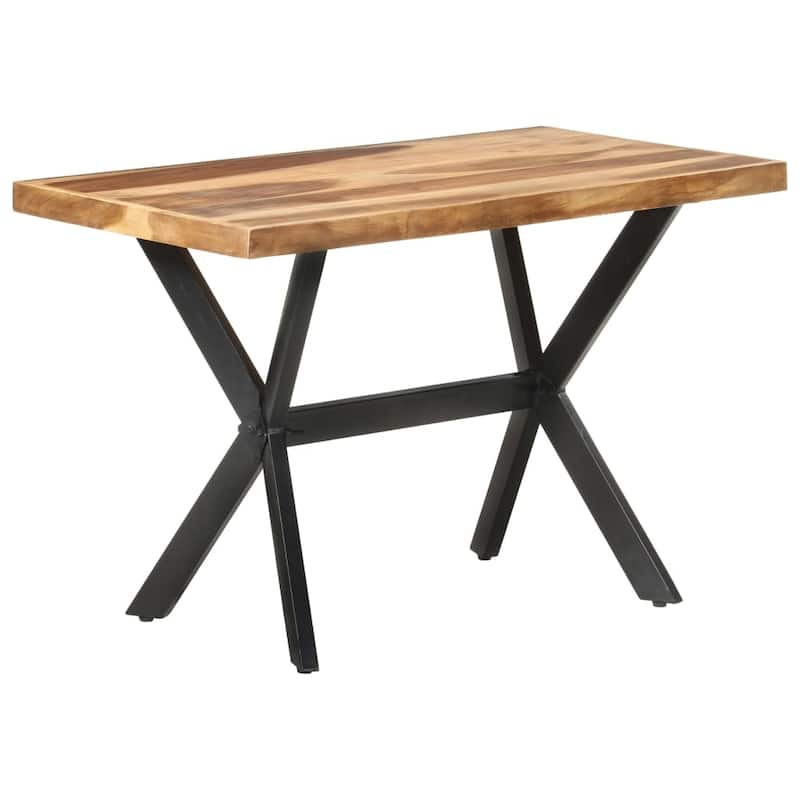 vidaXL Solid Wood Dining Table with Honey Finish Wooden Furniture Multi Sizes