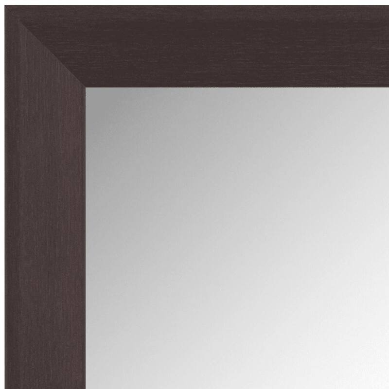 Frame My Mirror Espresso Framed Vanity Mirror, LaRue Design