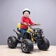 preview thumbnail 2 of 13, 12V Kids Electric Ride-On ATV Quad with Music, LED Headlights, USB/MP3, Wide Wheels & Rechargeable Battery for Boys & Girls