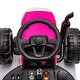 preview thumbnail 16 of 34, 12V Battery Powered Electric Tractor Toy with 2-point Safety Belt and Remote Control, Pink