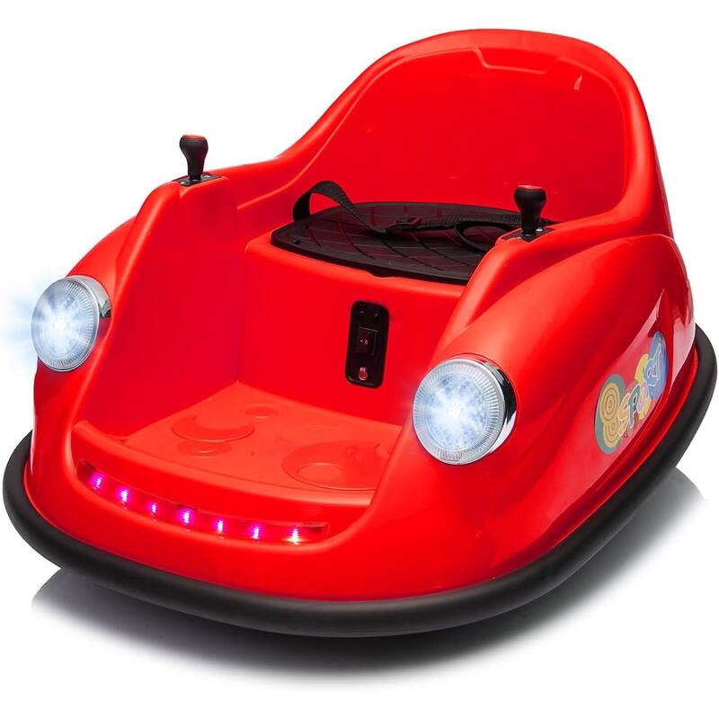 Electric Kids Ride On Bumper Car Gift - Red