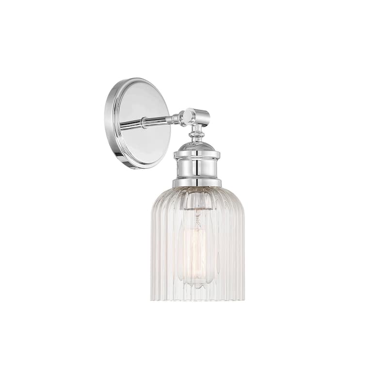 Meridian M90083 12" Tall Wall Sconce - Chrome