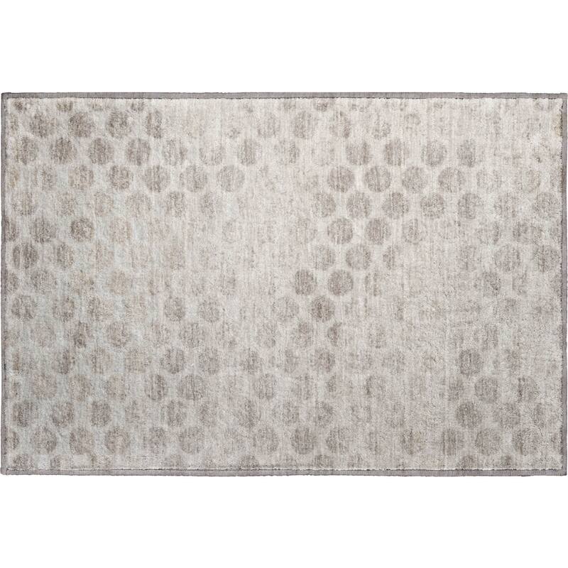 Premium Washable Super Soft Vintage Dotty Mayfield Rug