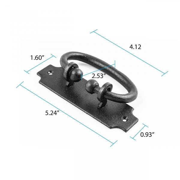 Black Wrought Iron Cabinet Pulls Antique Hepplewhite Handles 5.25 W Drop Style Ring Rust Resistant With Hardware Pack Of 40 ?impolicy=medium