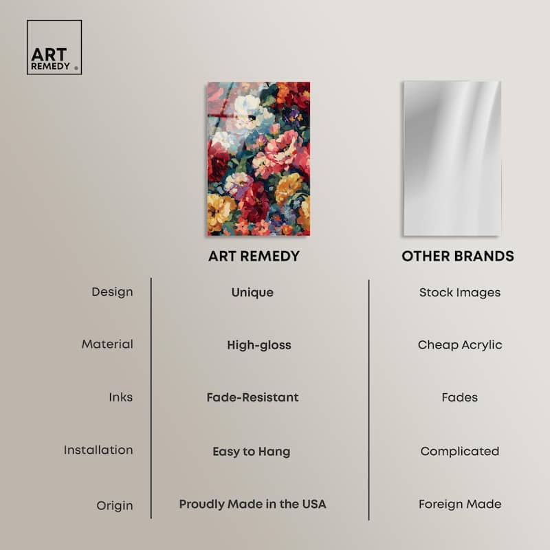 Garden Tapestries I Acrylic by Art Remedy, Ready to Hang
